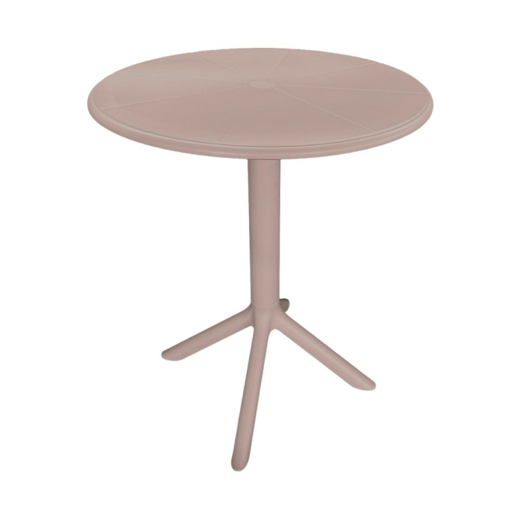 Stolik okrągły 60x60x75cm beż